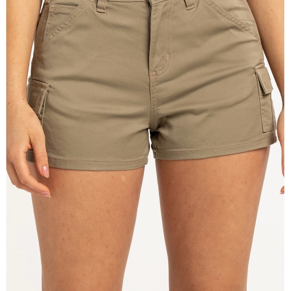 Dickies Women's Khaki Cargo Shorts